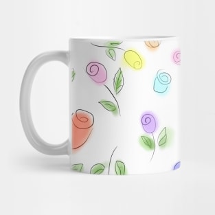 colorful roses Mug